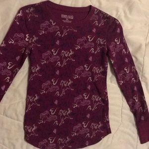 Green soda long sleeve shirt